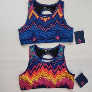 NWT Gap Kids Girls Gapfit Gap Fit 2 Sports Bras XL 12 Bundle